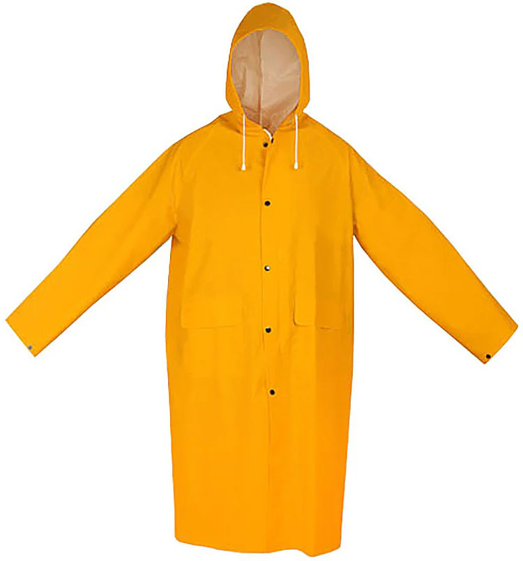 Rain coat for protection against rain and moisture supplied by Safety Edge Solutions in Kenya, Uganda, Tanzania, and Ethiopia.