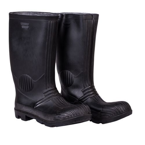 CP Black Heavy Duty Gumboots Kenya Uganda Tanzania Ethiopia for waterproof industrial foot protection by Safety Edge Solutions