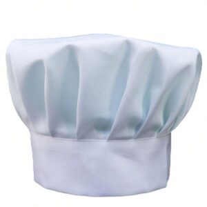 Chef Hat White Kenya for kitchen hygiene and food handling by Safety Edge Solutions
